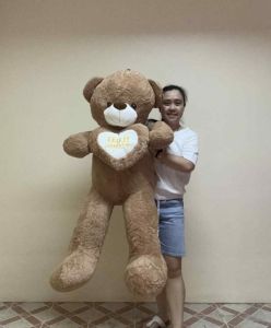 COD Life size teddy bear hypoallergenic 130cm 4.5ft hug me with FREEBIES
