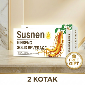 Susnen Ginseng Solid Beverage (3g x10) – Tambah Tenaga Kurang Letih Fokus Kerja & Aktiviti Harian