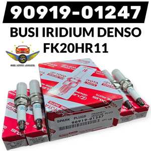 Busi Toyota Iridium FK20HR11 Toyota Innova Reborn - Fortuner VRZ - Alphard - Vellfire 90919-01247