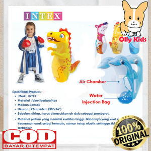 OLLYKIDS Boneka Tinju ANIMAL 3D Samsak Anak Bop Bags Merk Intex 44669 Tinju Ban Pukul Mainan Anak