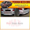 PERODUA BEZZA 2016-2019 DRIVE 68 STYLE FULLSET BODYKIT (68,D68) SKIRT LIP FOR BEZZA FRONT SKIRT SIDE SKIRT REAR SKIRT. 