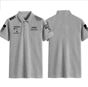 New F1 racing uniforms various team styles for men summer quick-dry POLO shirts short-sleeved club team uniforms customizable
