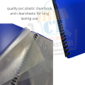Bindermax Clearbook Display Books 20 Clear Pocket A4 (Refillable) can fit in Short Size Paper. 