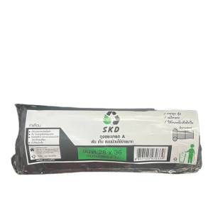 (สินค้าหลุด qc ขายถูก) SKD ถุงขยะดำ skd เหนียว ไร้กลิ่น สินค้าไทย แบบม้วน kgd.hatairat
