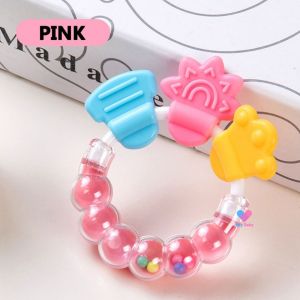 1ชิ้น ซิลีโคน ยางกัด เขย่ามีเสียง ยางกัดเด็ก ช่วยแก้อาการคันเหงือก Teether ยางกัดเด็กปลอดสารพิษ ยางกัดเด็กทารก ของใช้เด็กอ่อน baby WD035