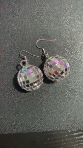 LED Shaking Glowing Ball Earrings Retro Dangle Earrings Stylish Drop Earrings Ear Pendants for Party and Daily Wear