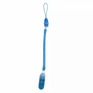 TALI EMPENG / TALI GIGITAN BAYI / KLIP DOT PACIFIER SPIRAL LENTUR WARNA CERAH / SILICONE