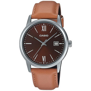 CASIO - CASIO MTP-V002L-5B3UDF - Men LA - Kulit - Coklat - Jam dunia JD19ST # Jam Tangan Pria Jam Pria Jam Tangan Anti Air + CASIO MTP-V002L-5B3 MTP V002L 5B3 MTP-V002L V 002 L MTPV002 MTP-V002 MTPV002L MTP-002 $ WR0 STK SD7