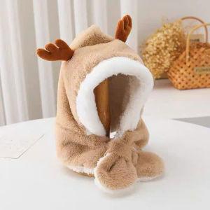 Mũ Choàng Em Bé Cực Dễ Thương Với Thiết Kế Tai Nai Siêu Cute Cho Các Bé Với Nhiều Màu Sắc Cho Các Mẹ Lựa Chọn