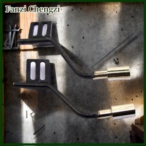 Fanzi 1 Pair Exhaust Pipe Accessories Metal RC Car Simulation Decoration For Scx10 For Traxxas Trx4 1 10 RC Car