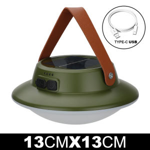 Solar Camping Light Portable Handheld Tent Light Multi-function Camping Tent Light Emergency Light Rechargeable Waterproof Light