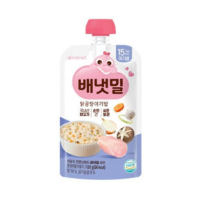 CHÁO TƯƠI - PUREE HỮU CƠ IVENET 100G CHO BÉ ĂN DẶM HÀN QUỐC