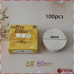 FinDee กระดาษกรองกาแฟ กระดาษดริป และกากกาแฟสกัดเย็น มีแบบรูปตัววี และ แบบกลมcoffee filter paper