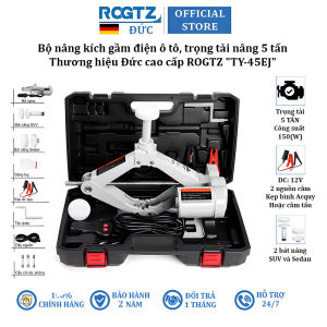 Bộ nâng kích gầm điện ô tô cao cấp thương hiệu ROGTZ 5 tấn 12V - Hàng Chính Hãng Bảo Hành 2 Năm