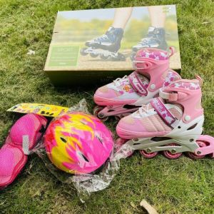 Giày patin 4 bánh cho bé (tặng bảo hộ Tay+Chân+Mũ) - PT929