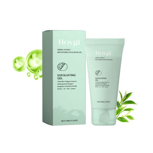 Herbal Exfoliating Gel Gentle Blackhead & Clogged Pores Remover Pore Minimizing Brightening Scrub Non-Irritating Skin