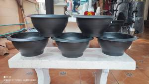 13 นิ้ว บัว ไม่มีรู, แพ็คละ 5 ใบ, สินค้าพร้อมจัดส่ง