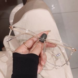 Viendo Kacamata Minus Photocromic Anti Radiasi Blueray Wanita Pria Cowok Bluecromic Potocromic Fotocromic Antiradiasi Kecamata Sinar Matahari UV400 Korea Fashion Elastik TR90 Besar Kaca Mata Optik Frame