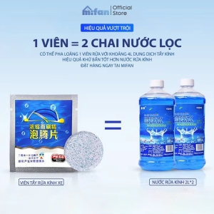 Viên Sủi Rửa Kính Ô Tô - nước rửa kính ô tô viên sủi rửa kính ô tô JF