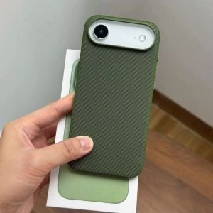 Original Tech Woven Cloth Magnetic Phone Case For iPhone 17 Air 16 15 14 13 12 11 Pro Max Plus For Magsafe Shockproof Hard Cover