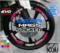 Yamaha Mio Gear 125 mags sticker set front and rear / free EVO sticker. 