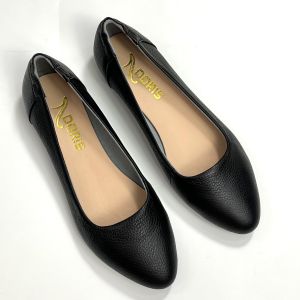 Giày Búp Bê Bệt Da Bò Thật Doris DR010 Mũi Nhọn Trơn Siêu Êm - FORM CHUẨN - CÓ BẢO HÀNH