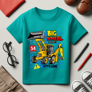 Baju Kaos Harian Anak Laki Laki Karakter Kendaraan Keren Import 1 - 10 Tahun - Hypelane - DTF2