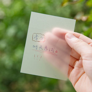 Pharaoh🎀COD Sticky Note Transparan Tahan Air Untuk Kantor / Sekolah/ Plastik Dapat Ditulis Permukaan Halus