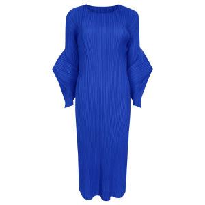Women Pleated French Style Design Dress Niche Slimming High-End Elegant 5848
