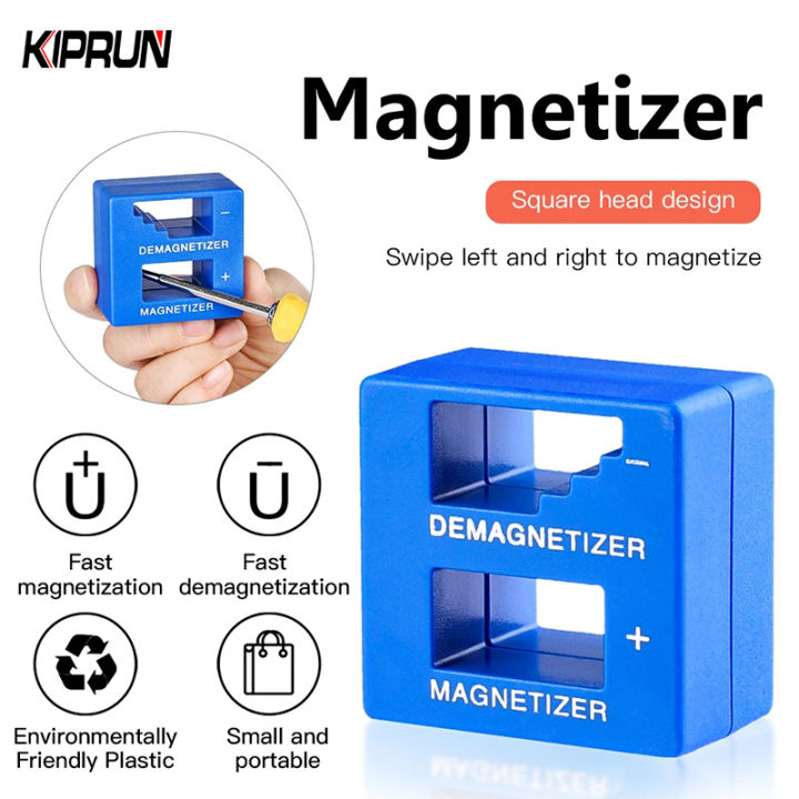 KIPRUN High Quality Magnetizer Demagnetizer Tool Screwdriver Magnetic Pick Up Tool Screwdriver Hand Tool Fast Magnetizing Machine
