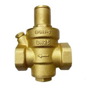 Adjustable Relief Valves DN15/DN20/DN25/DN32 Regulator Brass Water Pressure Reducing Regulator Valves Easy to Install