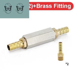 CGdailyToolsMix Female Air Check Valve Brass Nickel-Plated One-Way Non return valve 1/8 1/4 3/8 1/2 BSP
