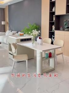 Dining Table Integrated escopic Dining Table Home Small Apartment Kitchen Kitchen Island Integrated Dining Table