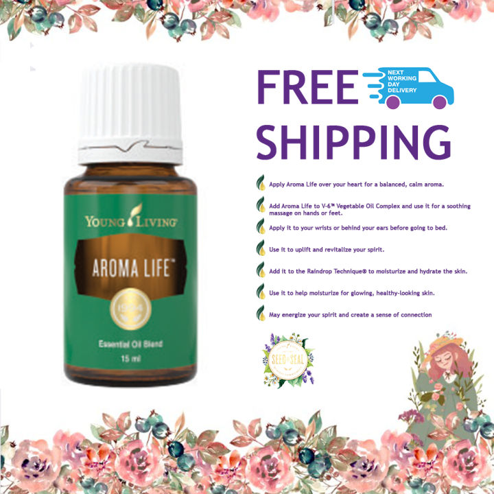 100% Original Young Living AROMA LIFE Pure Essential Oil Blend