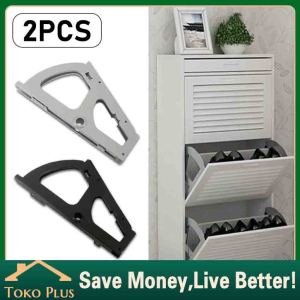Bracket Rak Sepatu Lipat Rak Sepatu Kipas Bracket Fitting Engsel Rak Sepatu Putar 1/2/3 Susun