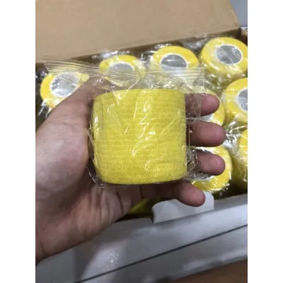 (Bản5CM)Băng keo thể thao Băng quấn thể thao cao su non Băng Vải chống chấn thương hỗ trợ thi đấu và tập luyện