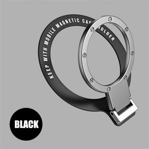 Universal Ultra-thin Magnetic Finger Ring Phone Holder Compatible with Iphone 14 13 12 Pro Max Magsafe Charge Ring