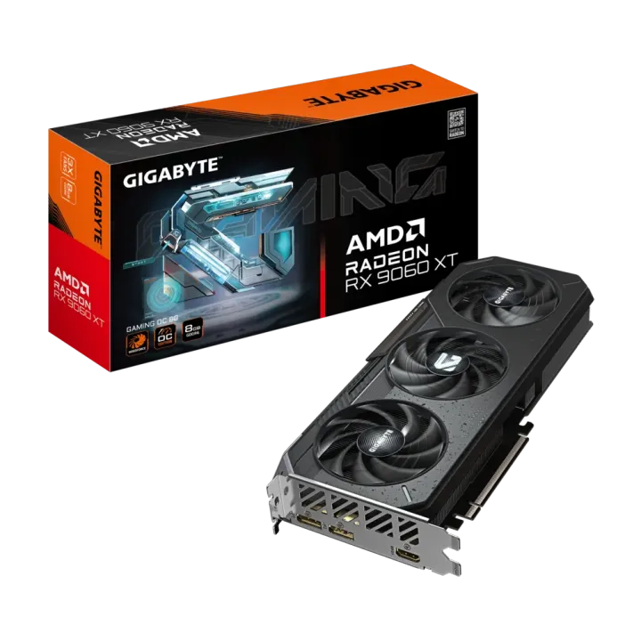 GIGABYTE Radeon RX 9060 XT GAMING OC SERIES 8GB / 16GB