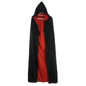 BEIBEI Loose Cosplay Cloak Adult Single Layer Witch Clothes Children Halloween Cloak Hooded Cape Performance Costumes Wizard Robe