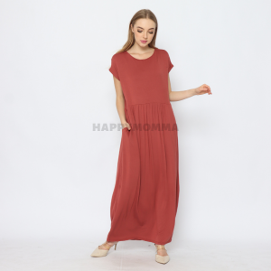 Daster Busui Kekinian Bukaan Kanan Kiri Bahan Rayon Spandek All Size | Nursing Dress