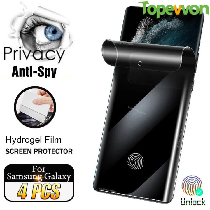 2-4 Pcs Hydrogel Privacy Film For Samsung Galaxy S25 S24 S23