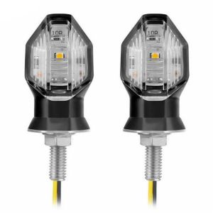 ไฟเลี้ยวแต่งLED กระพริบ มอเตอร์ไซด์ LED ทรงตะเกียบ ไฟเลี้ยวมอเตอร์ไซค์แต่ง (1คู่)(0211)