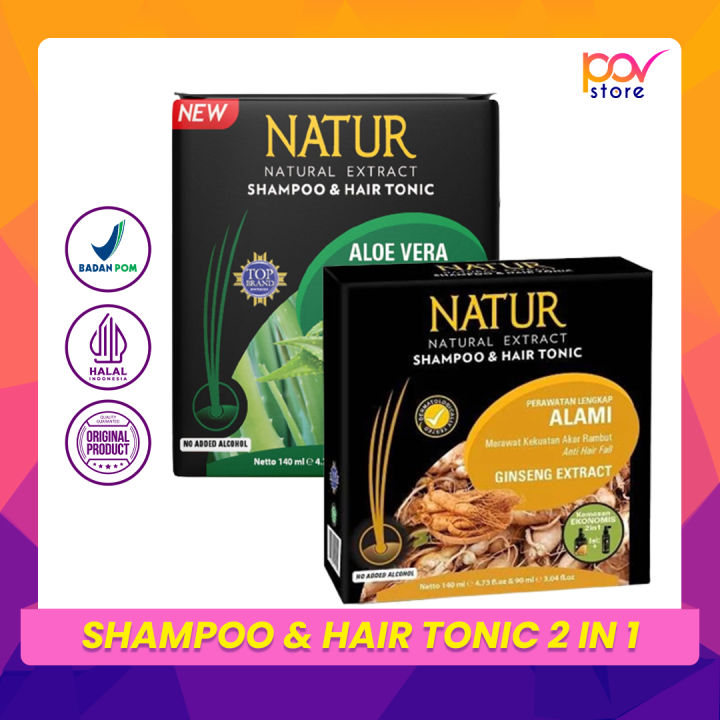 Natur Shampoo & Hair Tonic 2 in 1 Lazada Indonesia