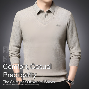 Sweatshirt Detail Men S Hirt Padded Stylish and Avant-garde Mens Everyday Wear Keep Warm