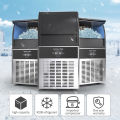 Lecon ice maker  Commercial Ice Maker Machine, Auto Makes 50KG/24 Hrs Cube Ice, With 45KG Ice Storage Capacity.Stainless Steel Under Counter Ice Machine Ideal for Coffee Shop, Bars, Home and Restaurant. 