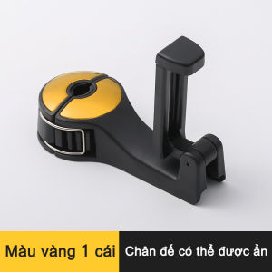 Móc treo đồ trên ô tô gài trước sau ghế kèm giá đỡ kẹp điện thoại trên xe tiện lợi thiết kế chắc chắn cao cấp