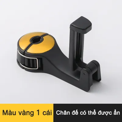 Móc Treo Đồ Ô Tô Gài Sau Ghế Tiện Dụng Kiêm Giá Đỡ Để Điện Thoại Smartphone Siêu Bền Siêu Chắc Chắn Móc Treo Đồ Ghế Sau Ô Tô Xoay 360 Độ Kiêm Giá Kẹp Điện Thoại [Hàng Loại Tốt]