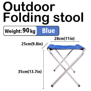 LOOGU Outdoor Telescopic Stool Portable Retractable Folding Stool Furniture Chairs Stool Foldable Lounge Chair Camping Travel Fishing