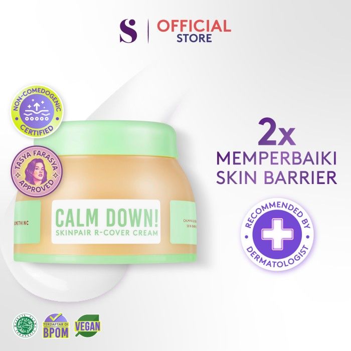 READY STOKK!!!! SOMETHINC Calm Down! Skinpair Moisturizer - Pelembap ...