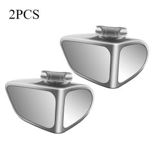 【In Stock】2pcs 360-Degree High-Definition Car Blind Spot Mirror Rotatable And Adjustable 2 Side Wide-Angle Exterior Car Rearview Mirror Parking Mirror